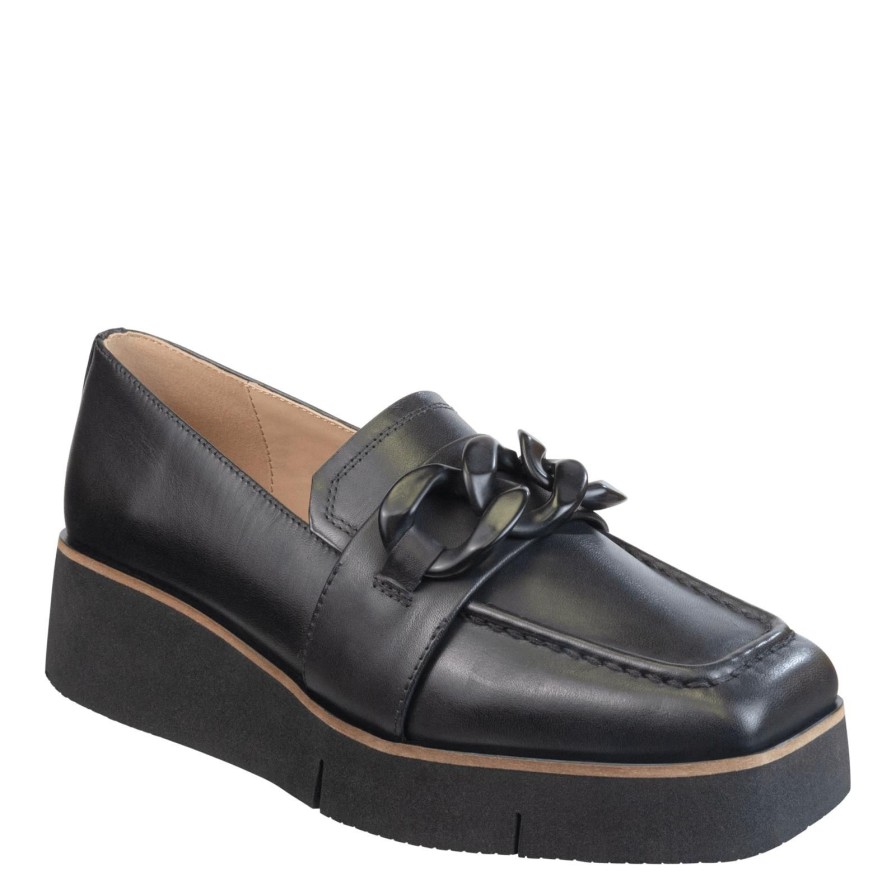 Naked Feet NAKED FEET | Privy In Black Platform Loafers