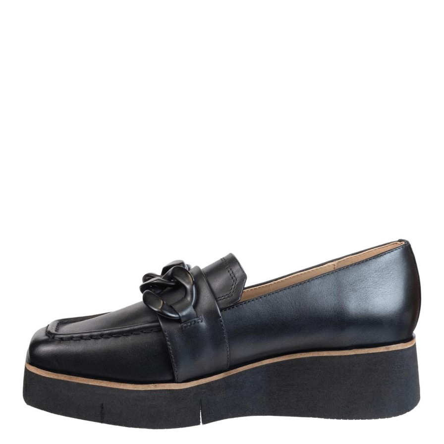 Naked Feet NAKED FEET | Privy In Black Platform Loafers