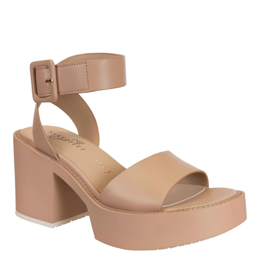 Naked Feet NAKED FEET | Iconoclast In Rosette Heeled Sandals