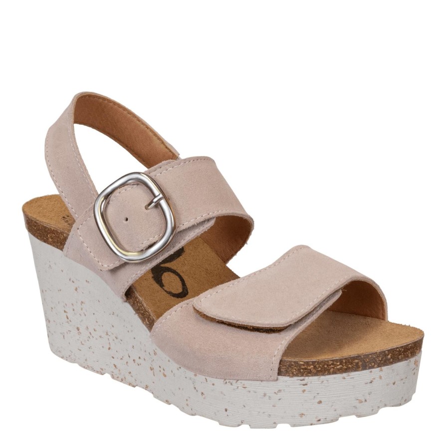 Otbt OTBT | Peasant In Rosette Wedge Sandals