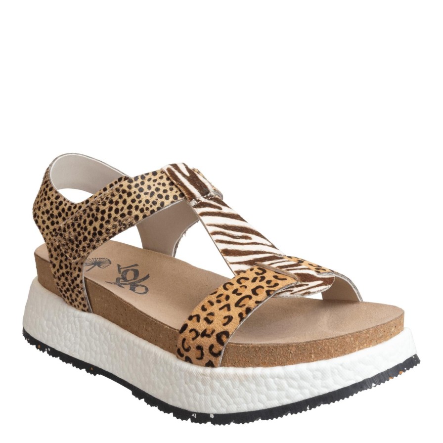 Otbt OTBT | Mend In Animal Print Platform Sandals