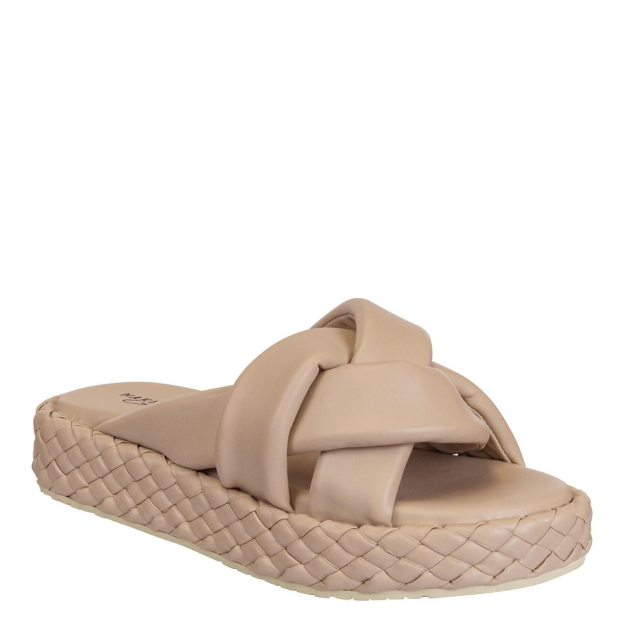 Naked Feet NAKED FEET | Cupro In Nude Espadrille Sandals