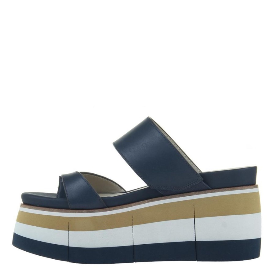 Naked Feet NAKED FEET | Flux In Navy Platform Sandals