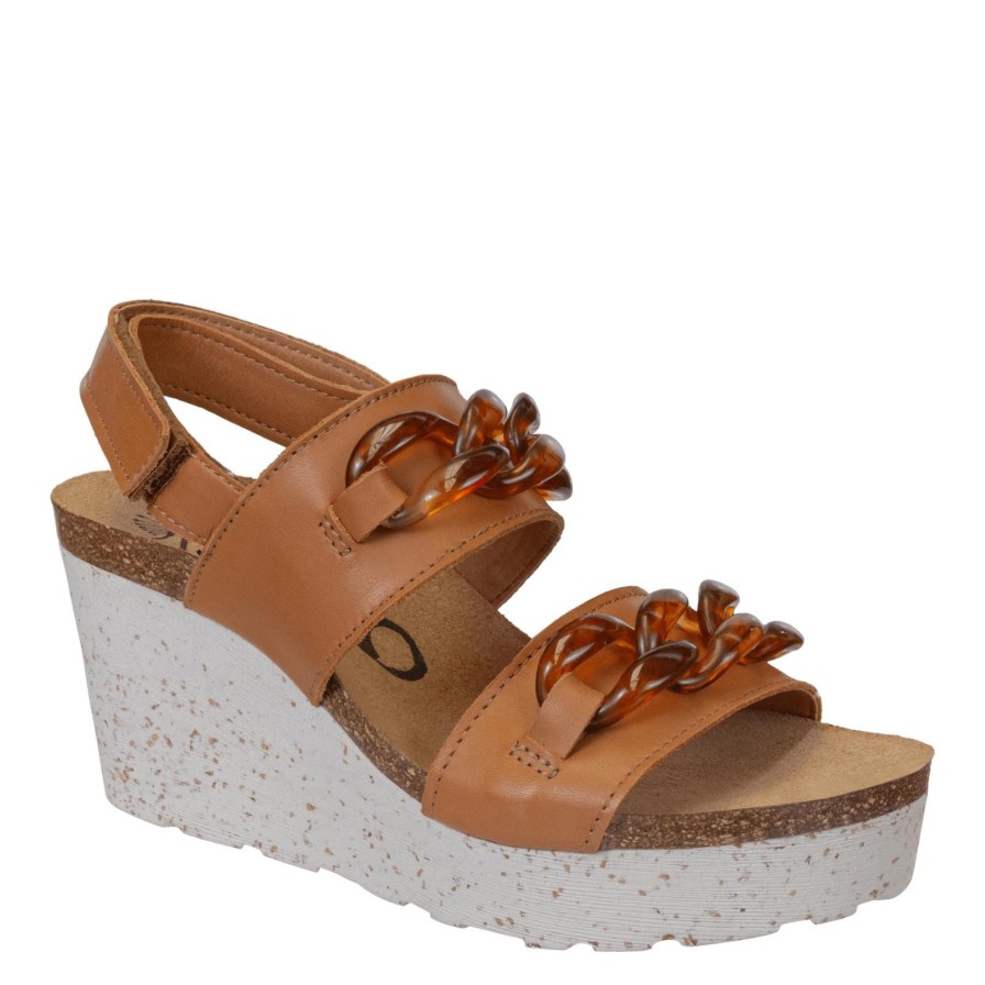 Otbt OTBT | Fair Isle In Camel Wedge Sandals