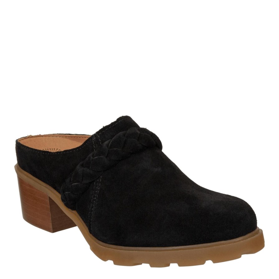 Otbt OTBT | West In Black Heeled Mules