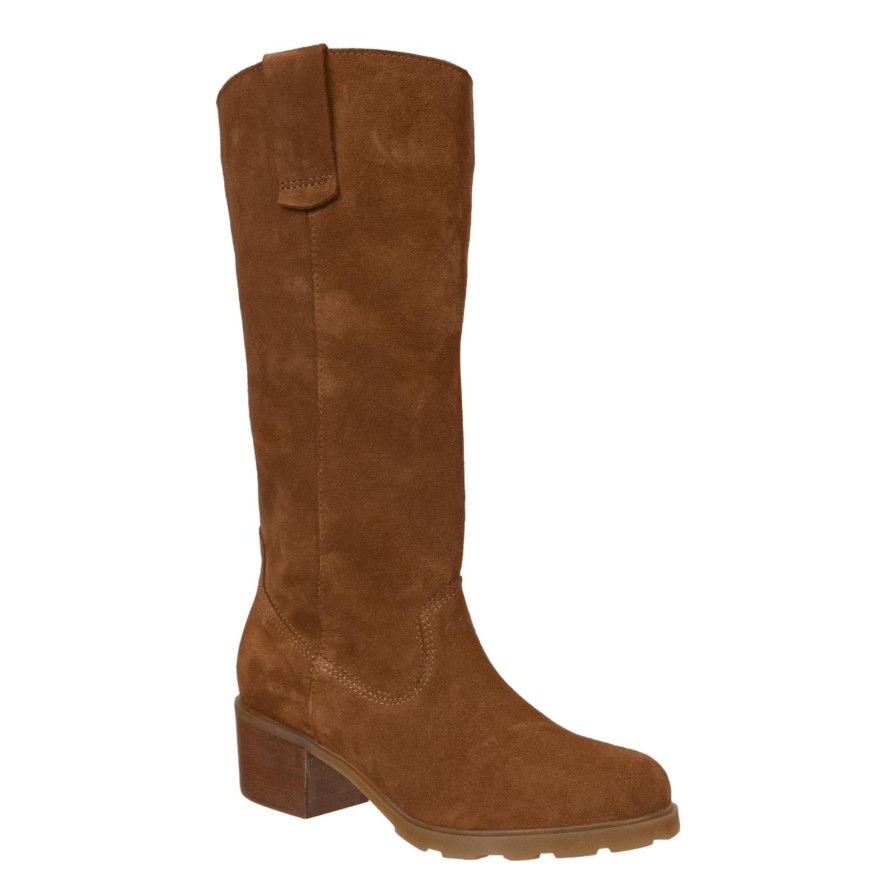 Otbt OTBT | Tallow In Camel Heeled Mid Shaft Boots