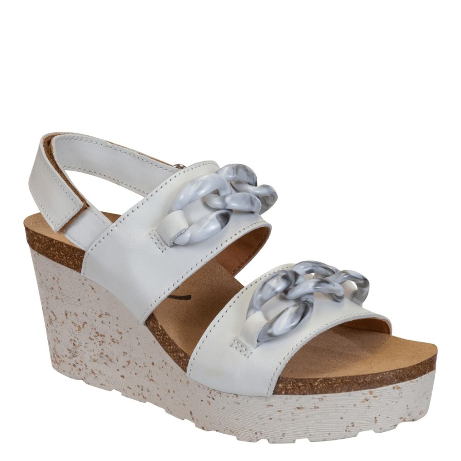 Otbt OTBT | Fair Isle In Chamois Wedge Sandals