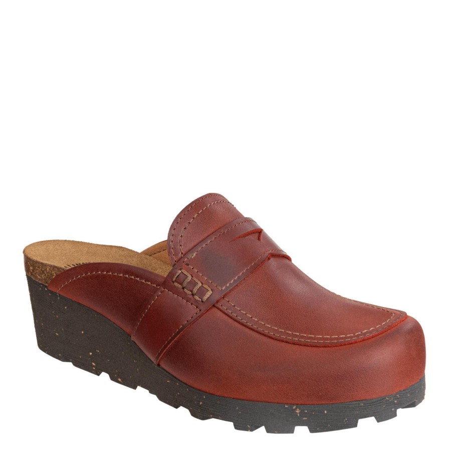 Otbt OTBT | Homage In Rust Wedge Clogs