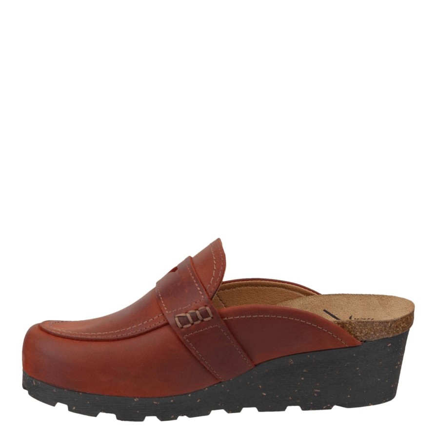 Otbt OTBT | Homage In Rust Wedge Clogs