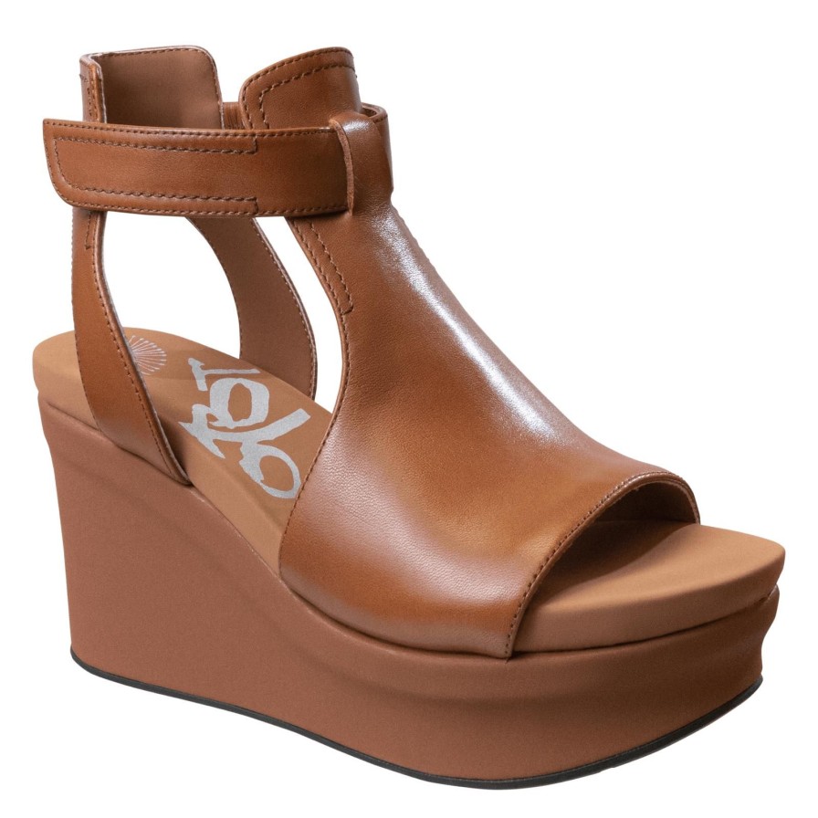 Otbt OTBT | Mojo In Camel Wedge Sandals