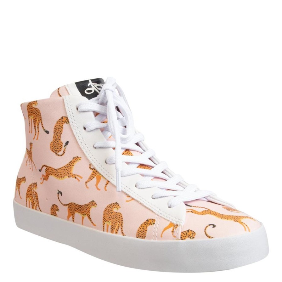 Otbt OTBT | Hologram In Cheetah High Top Sneakers