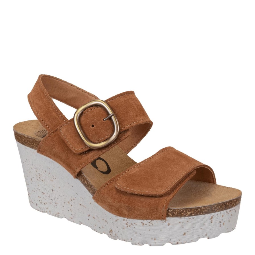 Otbt OTBT | Peasant In Camel Wedge Sandals