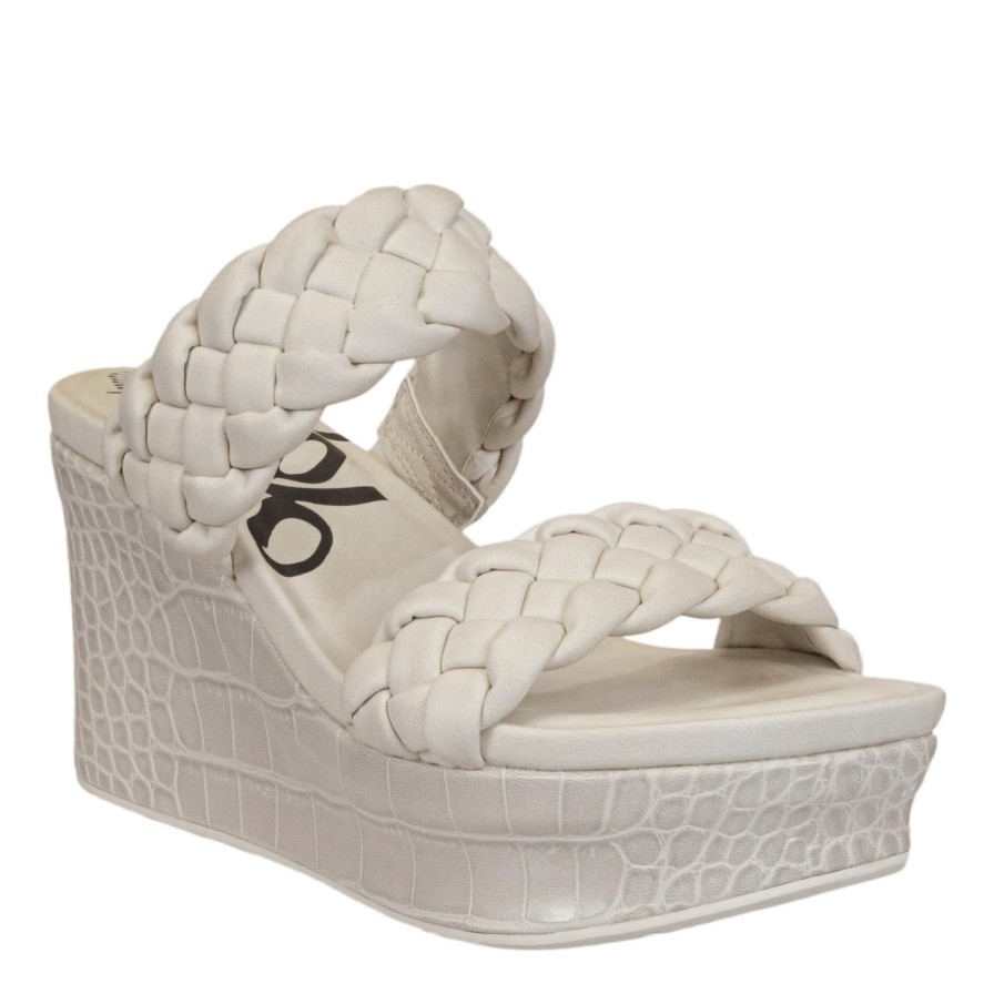 Otbt OTBT | Fluent In Ivory Wedge Sandals