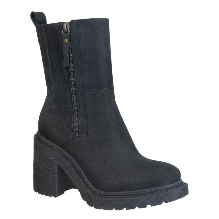 Otbt OTBT | Habitus In Black Heeled Ankle Boots