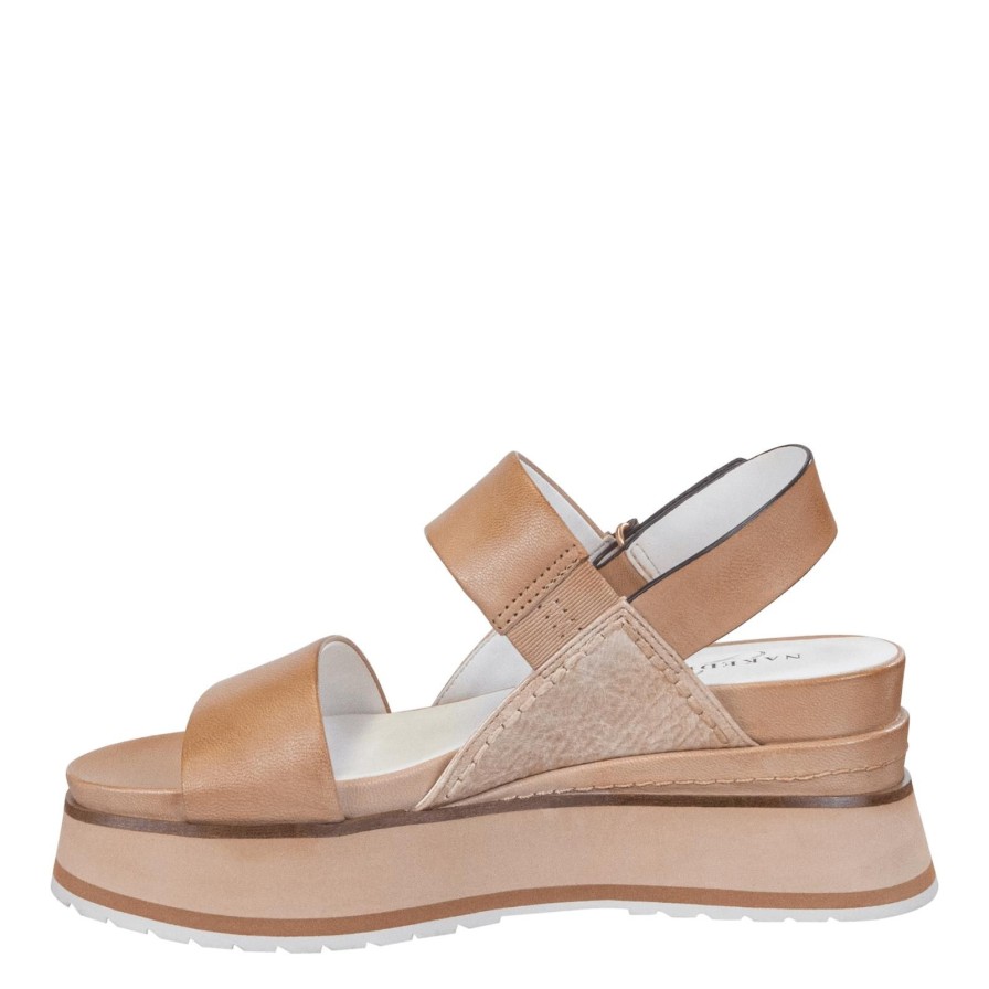 Naked Feet NAKED FEET | Dimension In Ecru Platform Sandals