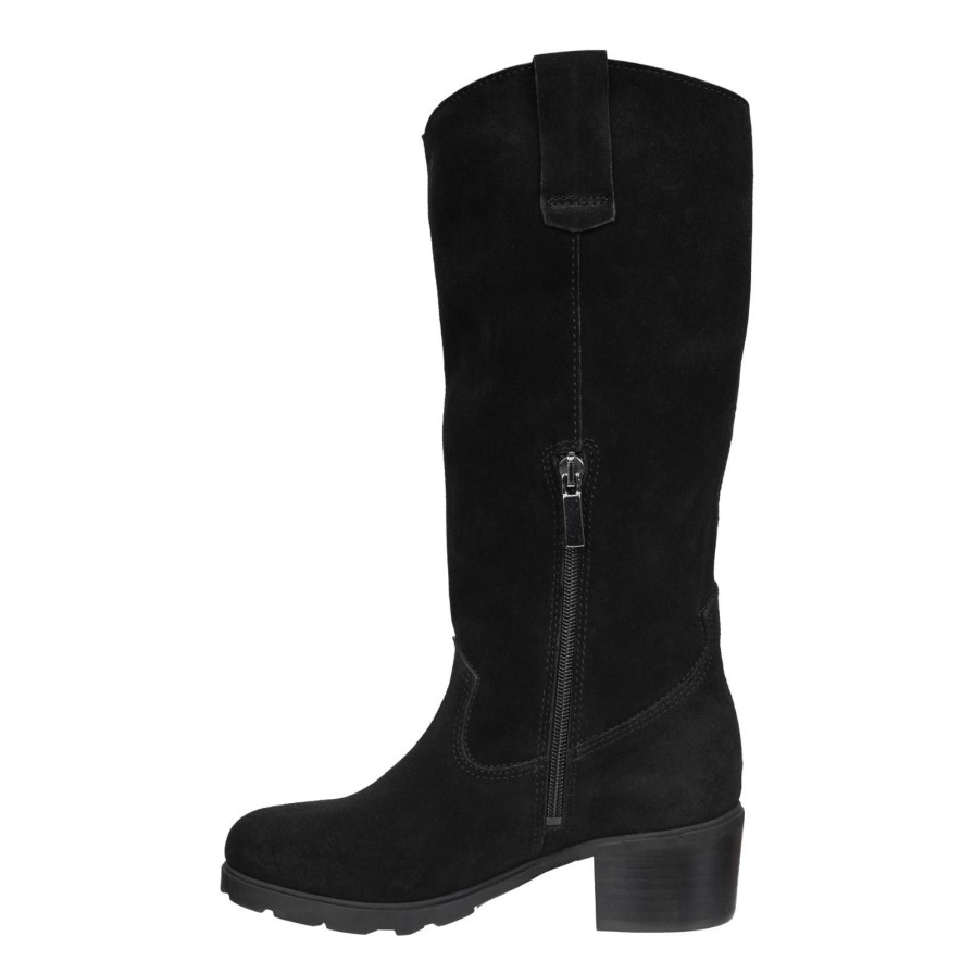 Otbt OTBT | Tallow In Black Heeled Mid Shaft Boots