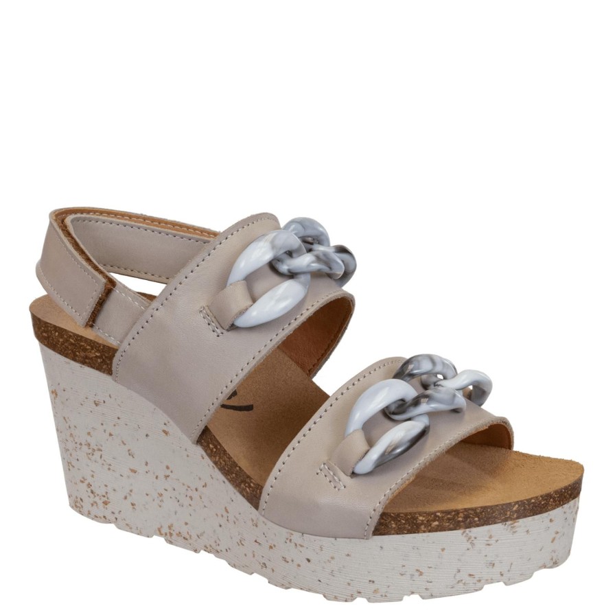 Otbt OTBT | Fair Isle In Grey Wedge Sandals