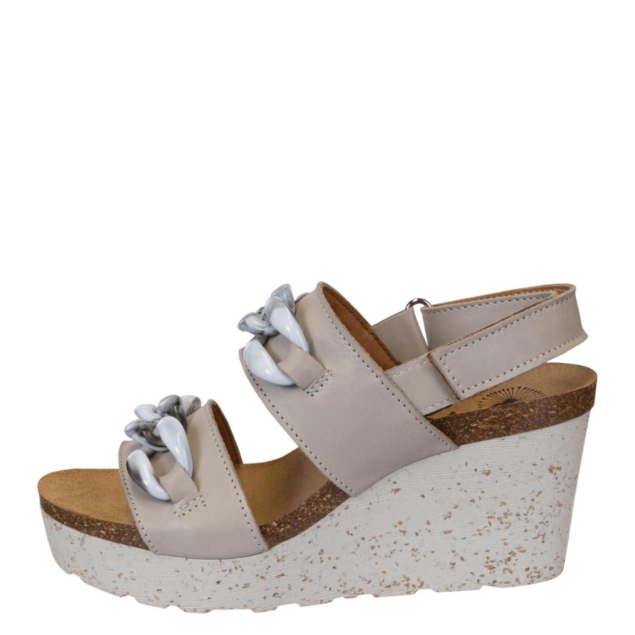 Otbt OTBT | Fair Isle In Grey Wedge Sandals