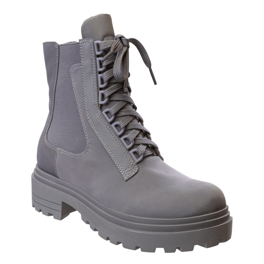 Otbt OTBT | Commander In Grey Combat Boots