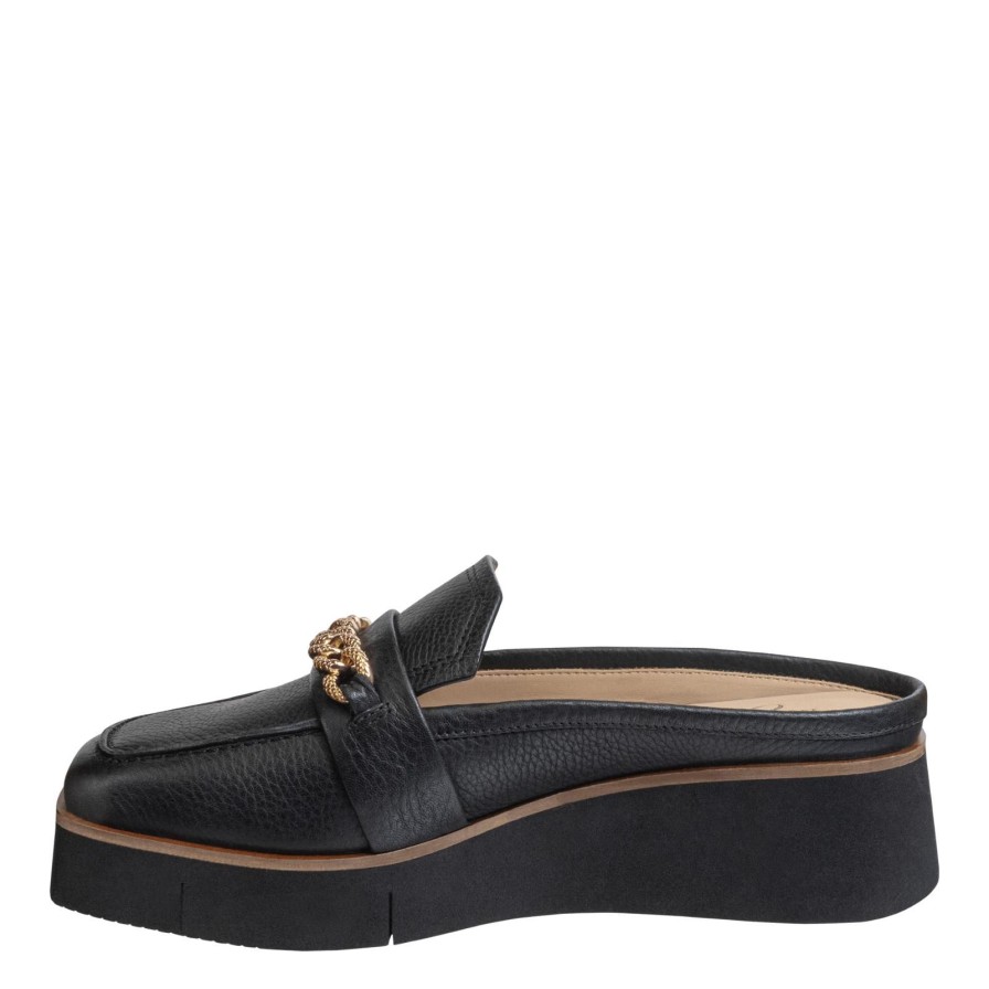 Naked Feet NAKED FEET | Elect In Black Platform Mules