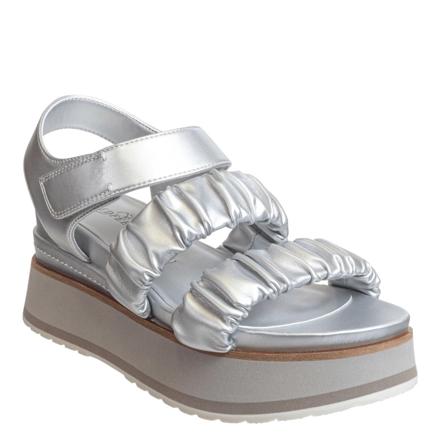 Naked Feet NAKED FEET | Sensor In Silver Platform Sandals