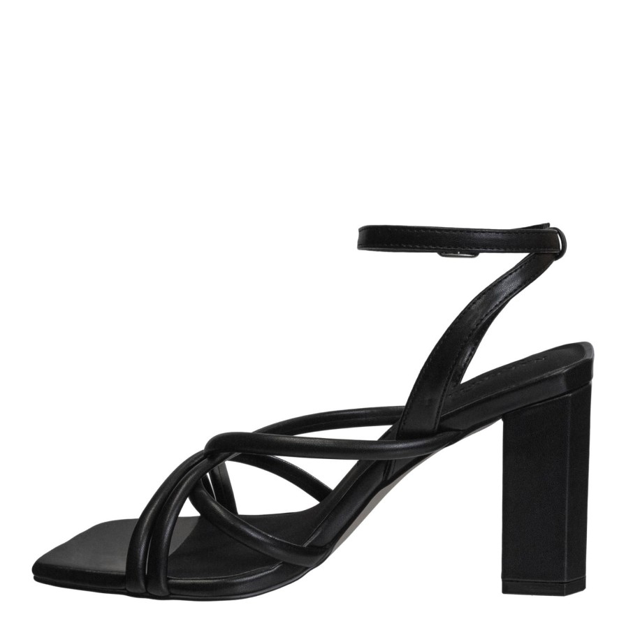 Naked Feet NAKED FEET | Mood In Black Heeled Sandals