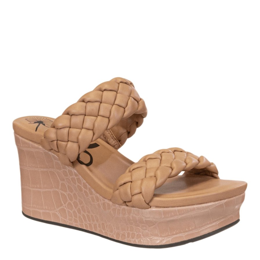 Otbt OTBT | Fluent In Taupe Wedge Sandals