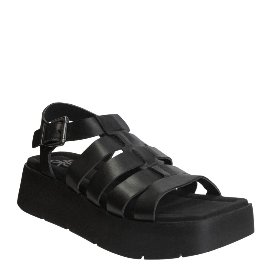 Otbt OTBT | Archaic In Black Platform Sandals