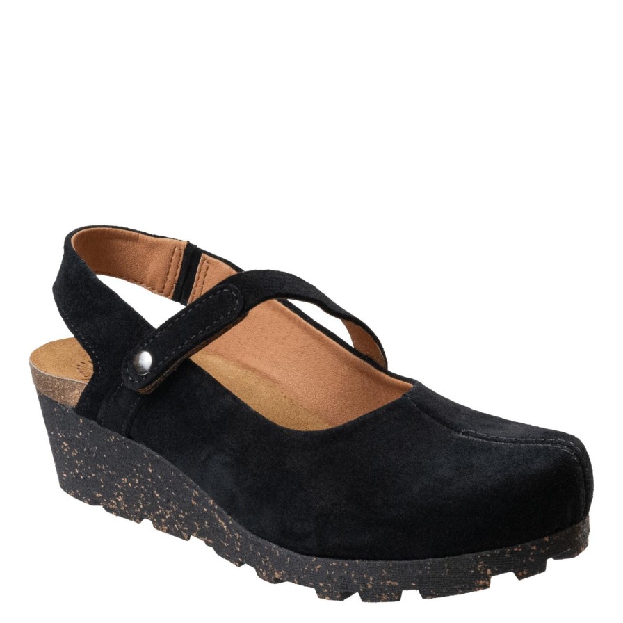 Otbt OTBT | Prog In Black Wedge Clogs