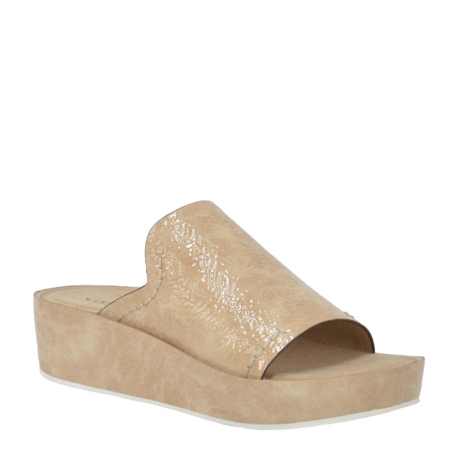 Naked Feet NAKED FEET | Reno In Beige Platform Sandals