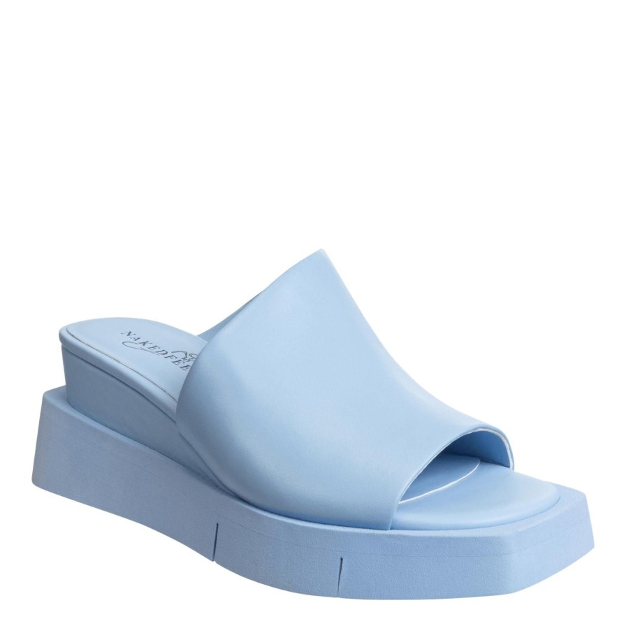 Naked Feet NAKED FEET | Infinity In Light Blue Wedge Sandals