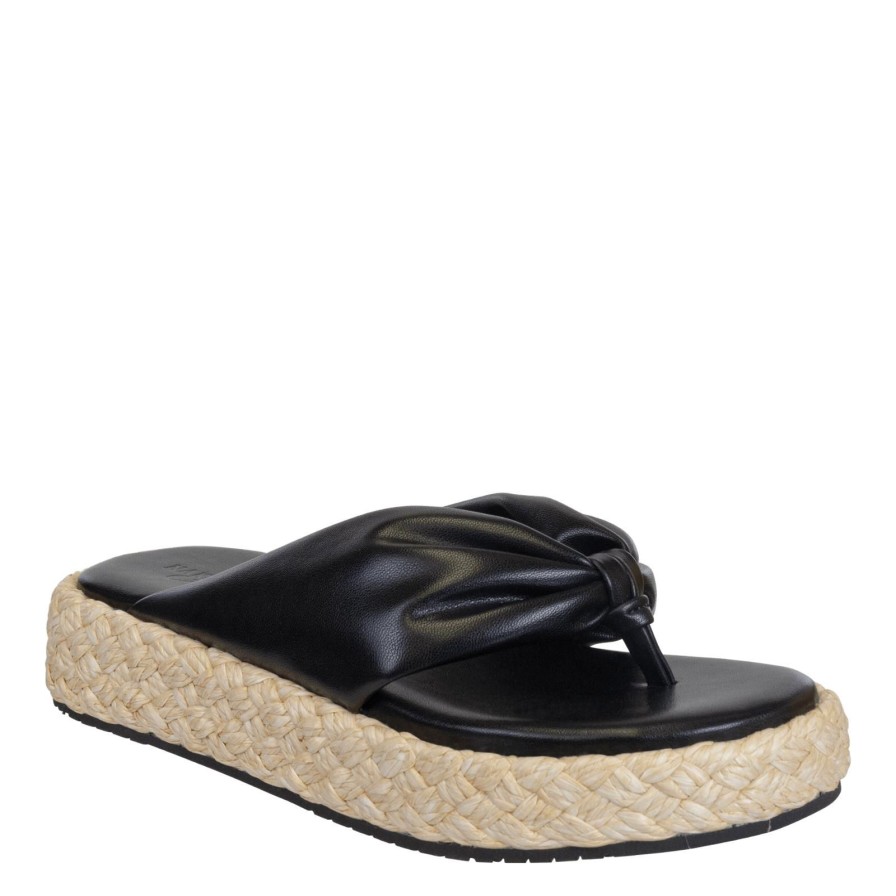 Naked Feet NAKED FEET | Costa In Black Espadrille Sandals