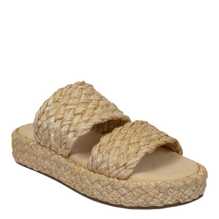 Naked Feet NAKED FEET | Santorini In Raffia Espadrille Sandals