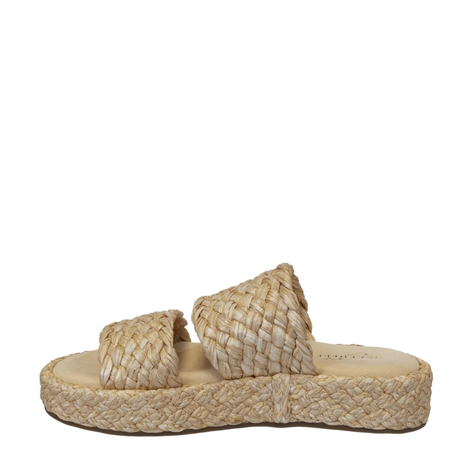 Naked Feet NAKED FEET | Santorini In Raffia Espadrille Sandals