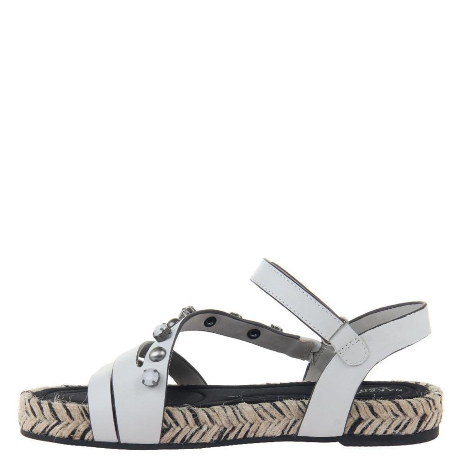 Naked Feet NAKED FEET | Arko In Dove Grey Espadrille Sandals