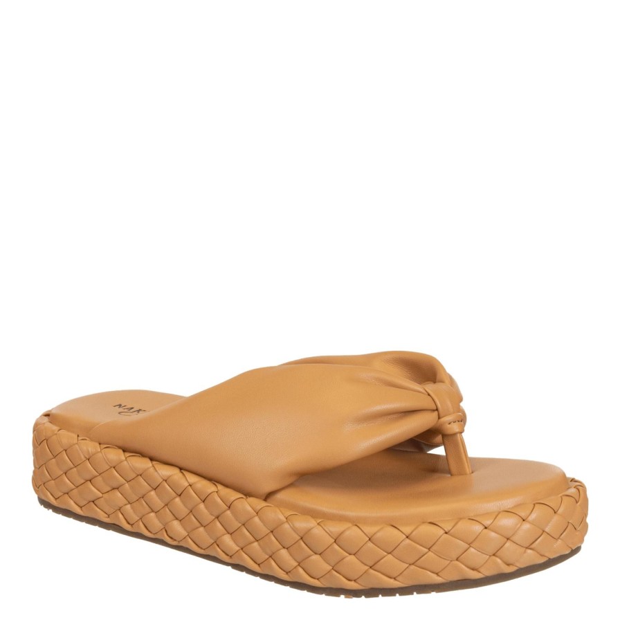 Naked Feet NAKED FEET | Costa In Camel Espadrille Sandals