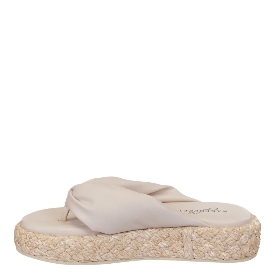 Naked Feet NAKED FEET | Costa In Rosette Espadrille Sandals