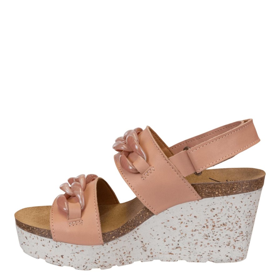 Otbt OTBT | Fair Isle In Rosette Wedge Sandals