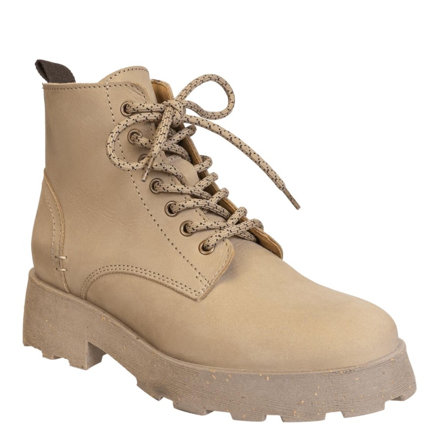 Otbt OTBT | Immerse In Beige Heeled Cold Weather Boots